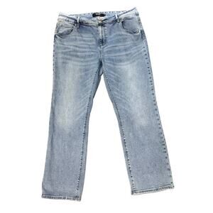 Hudson Jeans Women's 14 Light Wash Straight‎ Leg Stretch Denim Mid Rise
